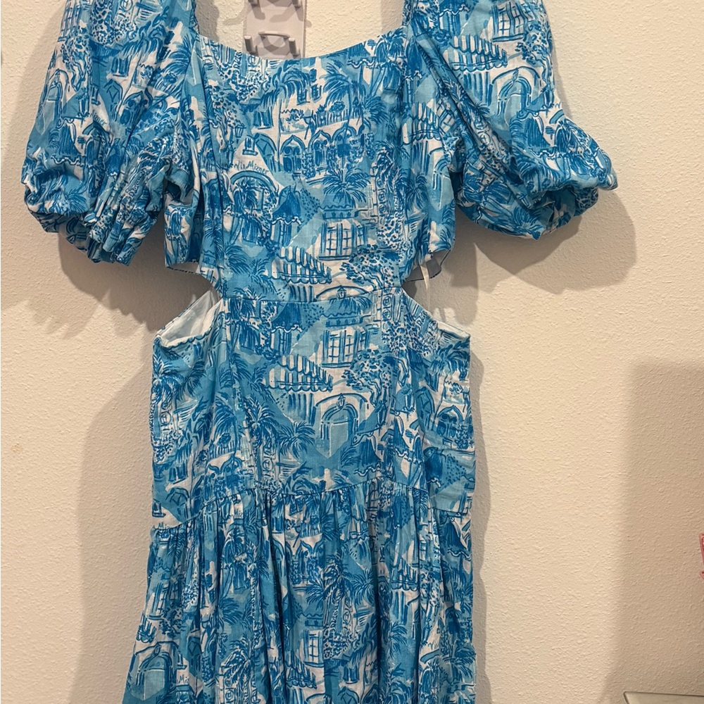 Lilly Pulitzer Kylanne Amalfi Blue Sunny State of Mind